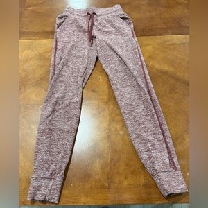 Lululemon Athletica Heathered Burgundy Joggers
